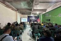 Acara sosialisasi gempur rokok ilegal yang digelar oleh Diskomknfo Wonosobo.