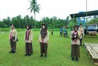 Kegiatan Perkemahan Alih Golongan SMK Ma’arif NU 02 Kemiri di Lapangan Desa Sutoragan, Kecamatan Kemiri.