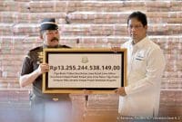 Pengembalian dana kasus CPO diserahkan langsung oleh Jaksa Agung ST Burhanuddin kepada Menteri Keuangan Purbaya Yudhi Sadewa.