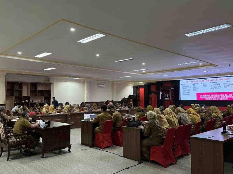 Acara Rapat Koordinasi Percepatan Penanganan Stunting di Wonosobo.