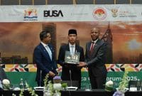 Wakil Presiden Republik Indonesia Gibran Rakabuming menghadiri Indonesia–Africa CEO Forum 2025 di Saxon Hotel, Johannesburg, Jumat (21/11/2025).