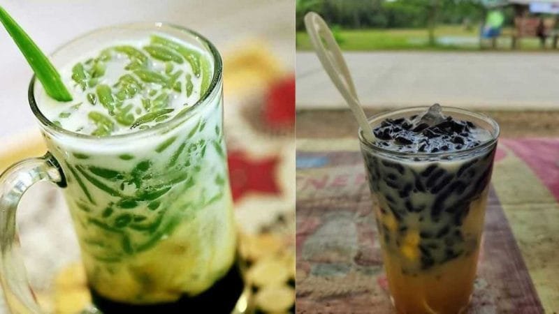 Dawet Ayu khas Banjarnegara dan Dawet Ireng khas Purworejo.