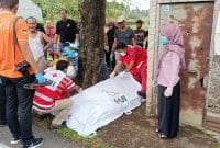 lokasi penemuan mayat di pinggir jalan di desa Wirun, Kutoarjo