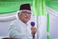 Mustasyar Pengurus Besar Nahdlatul Ulama (PBNU) Ahmad Mustofa Bisri atau Gus Mus.