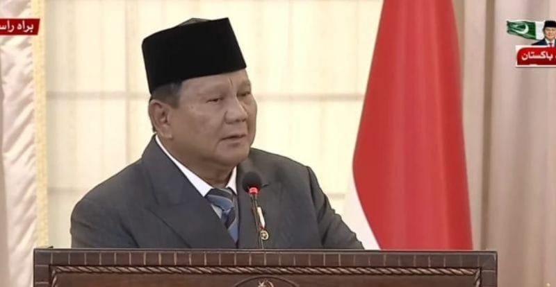 Presiden RI Prabowo Subianto.