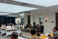 Rapat koordinasi yang digelar di Mabes Polri, Jumat (6/2/2026), dan diikuti secara daring oleh seluruh gugus tugas Polda se-Indonesia.