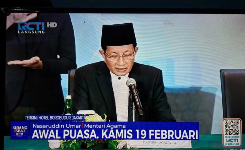 Menteri Agama RI, Nasaruddin Umar.