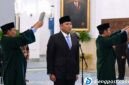 Sudaryono saat dilantik sebagai Kepala BGN di Istana Negara Jakarta.