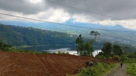 Kawasan yang menjadi rencana pembangunan The Troya Premium Villa milik Vicky Prasetyo di kawasan Telaga Menjer, Wonosobo.