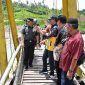 Pengecekan Jembatan Stanmelo yang berada di wilayah Kecamatan Wadaslintang, Wonosobo.