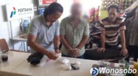 Pelaku kasus Narkotika ditangkap petugas Polres Wonosobo.