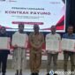 Penandatanganan kontrak payung dua tahunan bersama belasan vendor di Ruang Mangoen Kusumo Setda Wonosobo.