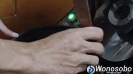 Pengolahan kopi di UMKM Wonosobo.