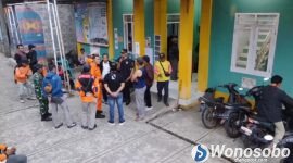 Tim gabungan pencari anak kecil yang hilang di Gunung Bismo Wonosobo.