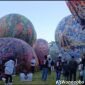 Warna-warni balon udara tradisional dalam gelaran Java Balloon Attraction (JBA) 2026 di Taman Rekreasi Kalianget, Minggu (5/7/2026).