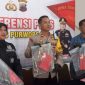 Pers rilis kasus percobaan pencurian dengan kekerasan yang berujung pada kematian seorang warga di Dusun Kalongan, Desa Mudalrejo, Kecamatan Loano, Kabupaten Purworejo.
