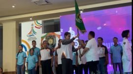 KONI mengukuhkan 187 atlet Kontingen PORPROV Purworejo 2026.