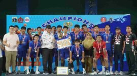 Tim Patriot Purworejo berhasil menjadi runer up dalam Kejurnas Voli Indoor U-18 2026 