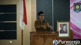 Wakil Bupati Purworejo, Dion Agasi Setiabudi SIKom MSi, membuka langsung acara pendampingan Implementasi Sistem Akuntabilitas Kinerja Instansi Pemerintah atau SAKIP.