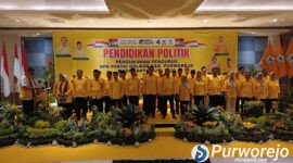 Jajaran Pengurus DPD Golkar Purworejo masa bakti 2025–2030 resmi dikukuhkan pada Minggu, 26 Juli 2026.