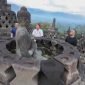 Gubernur Jawa Tengah Ahmad Luthfi berkunjung ke Candi Borobudur di Magelang.