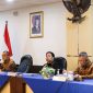A. Luthfi dalam rapat koordinasi bersama Komisi V DPR RI dan Menteri Perhubungan di kompleks Kantor Gubernur Jateng, Jumat (20/2/2026).