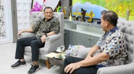 Penasihat Khusus Presiden Bidang Politik dan Keamanan, Brigjen Pol (Purn) Erwin Chahara Rusmana saat audiensi bersama Gubernur Jateng.