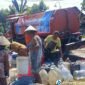 Penyaluran air bersih di wilayah Grobogan, Jawa Tengah.
