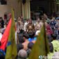 BupatiTemanggung saat menemui Masa Aksi Demo dari PMII.