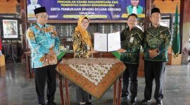 Pemerintah Kabupaten Banjarnegara dan Pengadilan Agama Banjarnegara resmi menandatangani Perjanjian Kerja Sama (PKS) dalam rangka memperkuat sinergi pelayanan publik.