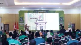 Bupati Kebumen Lilis Nuryani menghadiri pembukaan Muscab DPC PKB Kabupaten Kebumen di Hotel Mexolie.